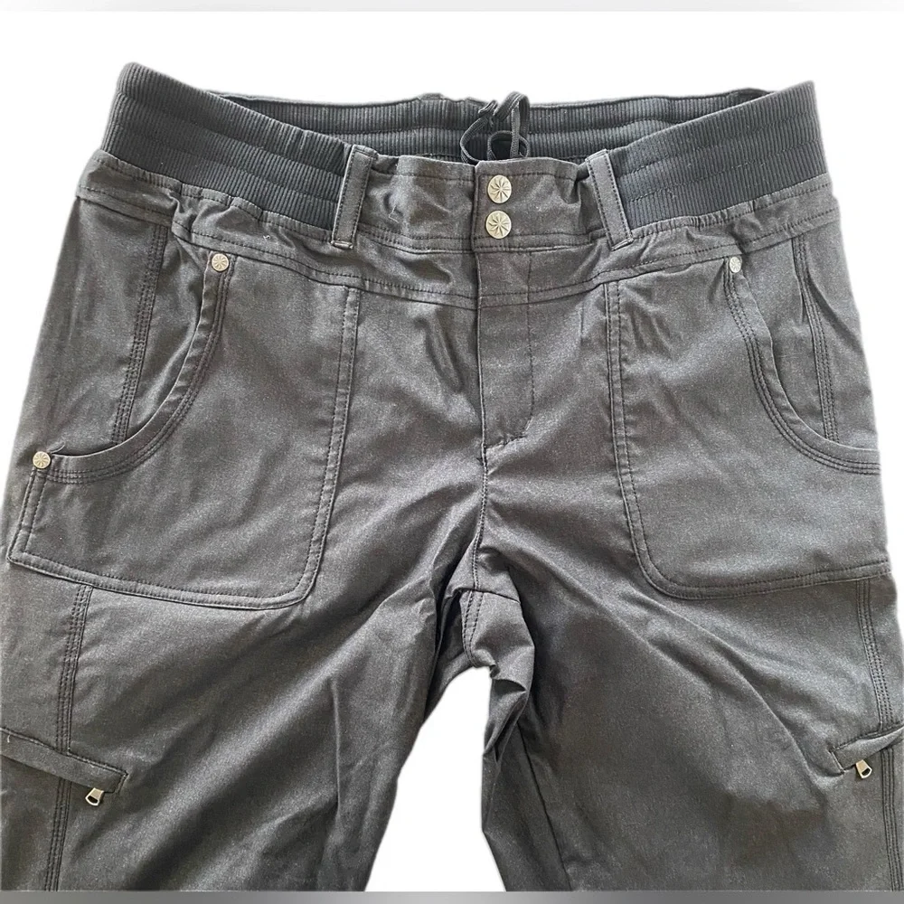 Athleta women’s cargo style pants  size 12 EUC - Picture 8 of 13